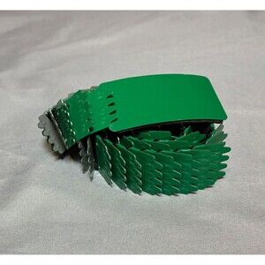 Vintage Retro Womens Metal Green dragon scale Fashion Belt 26" Long